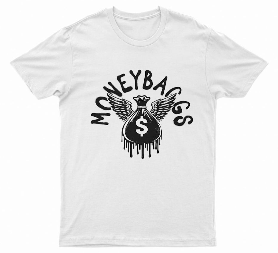 Drip Shirt | White Moneybaggs Wings T-Shirt UK