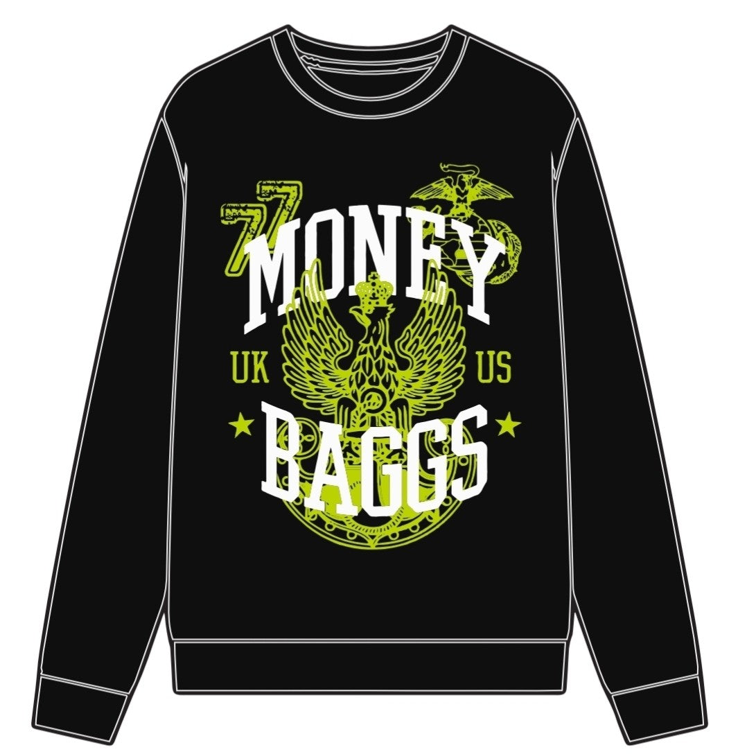 Moneybaggs Wings Jumper | Cotton Logo Sweatshirt UK
