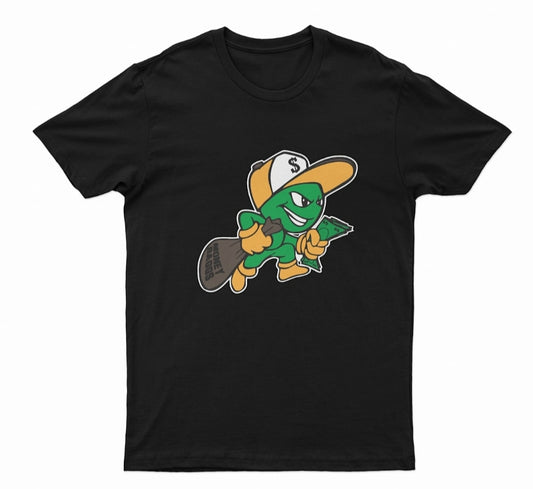 Take The Money and Run T-Shirt | Black Logo Tee UK