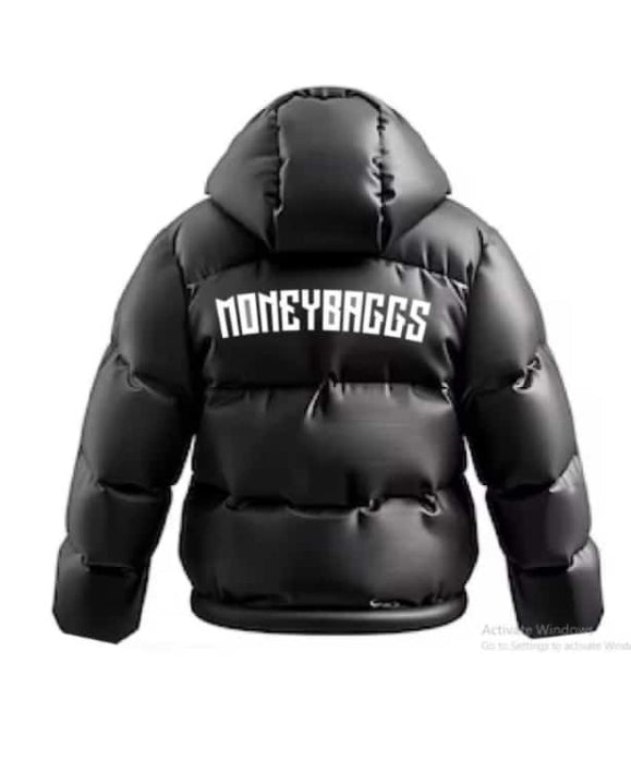 Black Puffa Jacket | Warm Puffer Coat – Moneybaggs Clothing